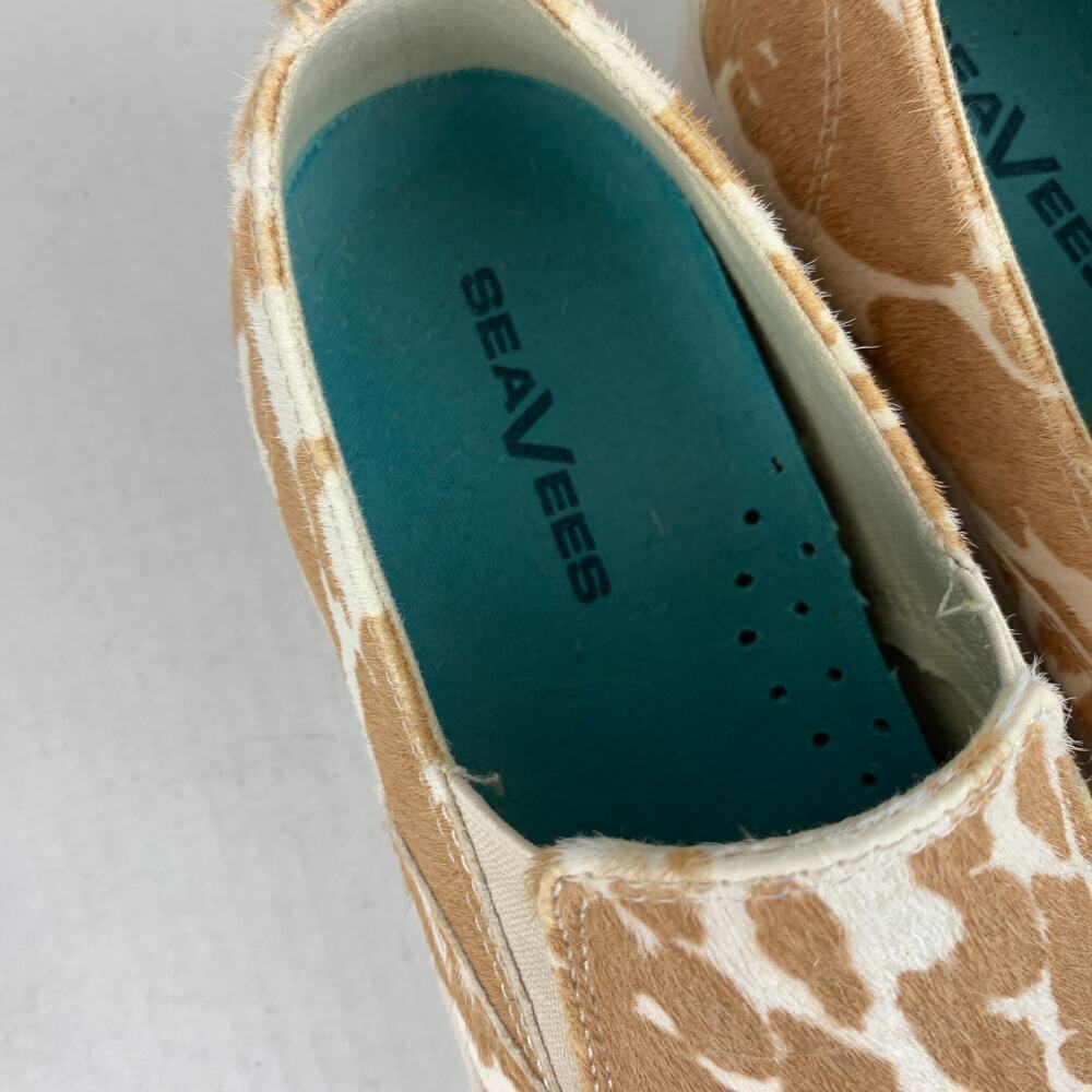 SeaVees Baja Platform Mulholland Cowhide Slip-On Loafers Size 8 - Picture 2 of 7